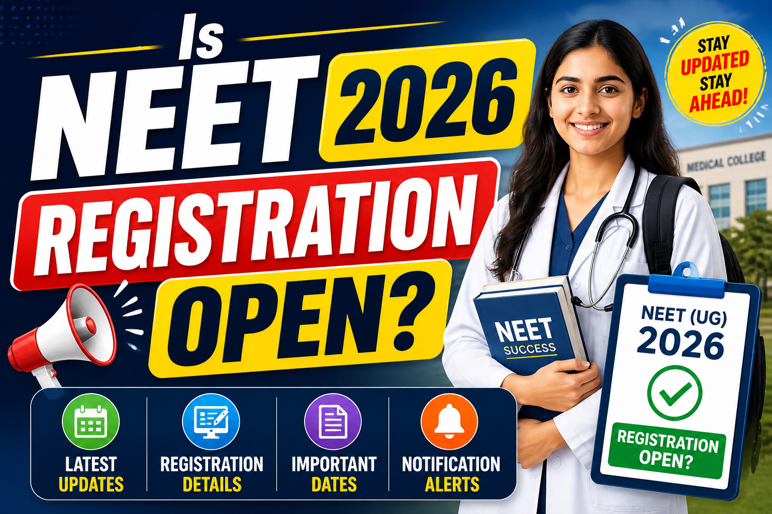 Is NEET 2026 Registration Open?